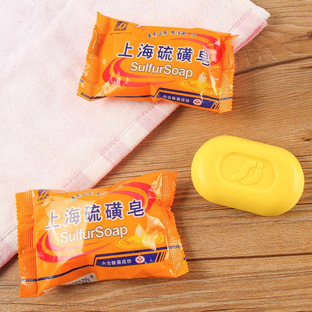 Moisturizing Aloe Vera Soap Oil-control Acne Treatment Blackhead Remover Soap Whitening Moisturize Cleanser Chinese Traditional Skin Care (Yellow)