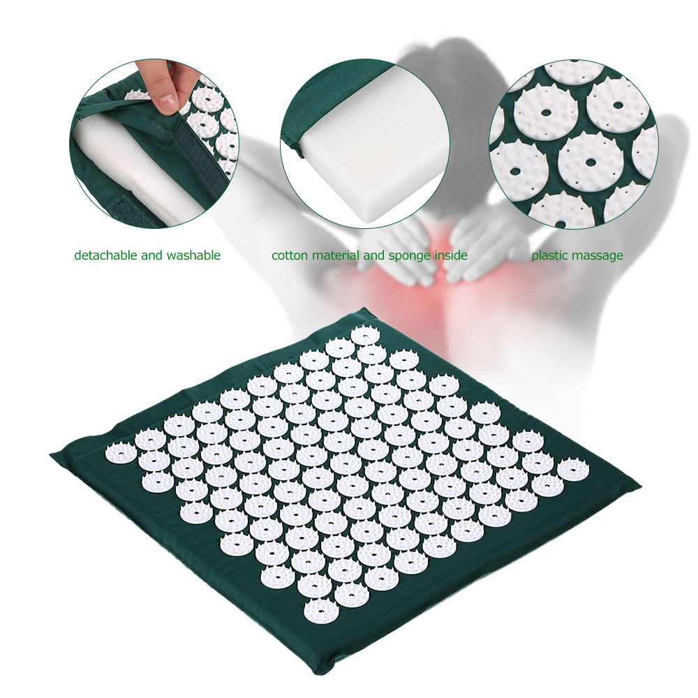 Massage Mat Spike Acupuncture Pad Relieve Stress Pain Acupressure Cushion Health Care Yoga Mat Body Massager