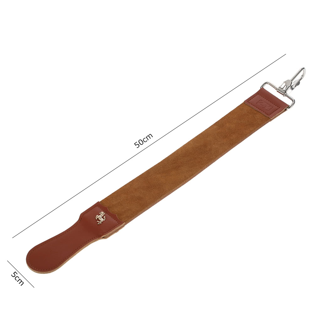 Men's Shaving Leather Strap Cowhide Throat Razor Strop Straight Cut Sharpening Strop Belt for Barber Male Shaving Tool