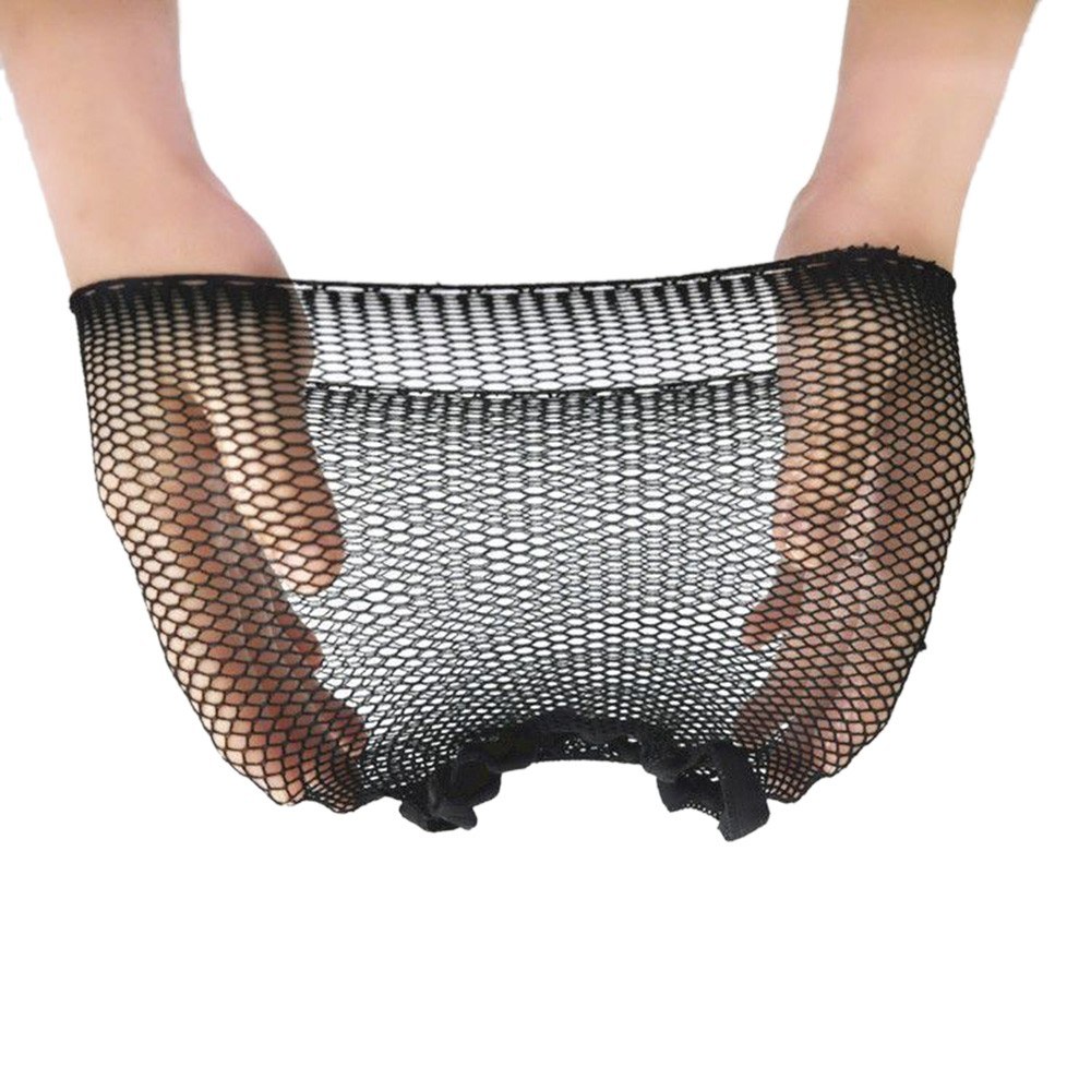 Black Hair Net Weaving Net Black Elastic Strethable Wig Cap Mesh Fishnet Wig Cap