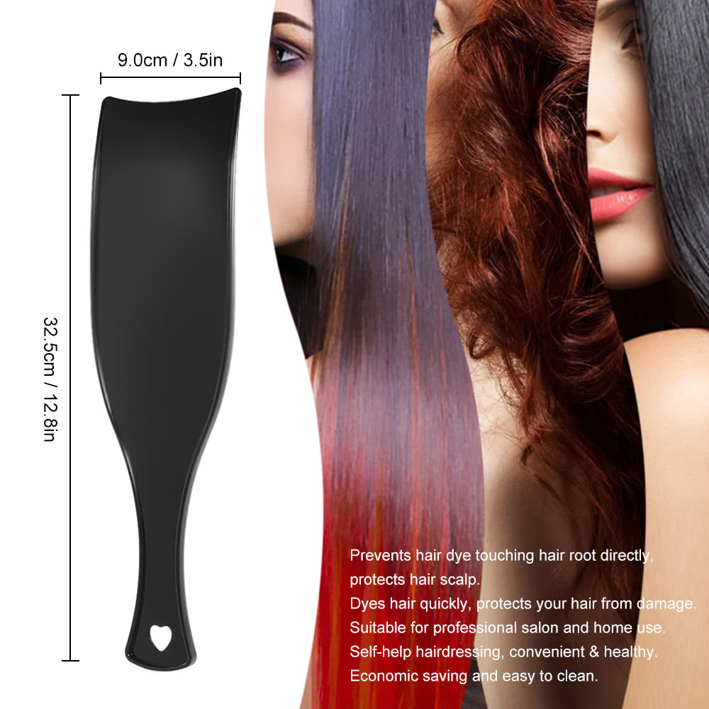 Hairdressing Art Coloring Board DIY Salon Hair Dyeing Hair Coloring Tint Long Coating Plate For Hairdressing