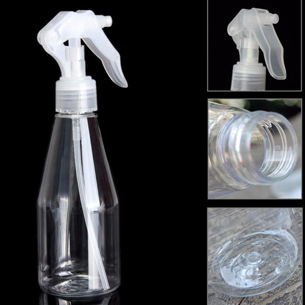 200ml/7.05oz Portable Spray Bottle Water Sprayer for Hair/Beauty Salon Use Plants Flowers Water Sprayer Plastic and Transparent