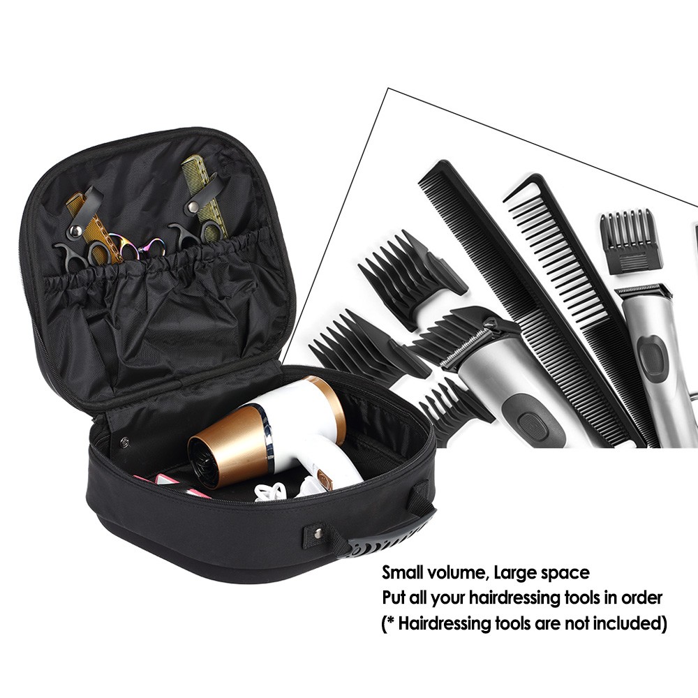 1Pc Salon Hairdressing Tool Bag Hairdresser Portable Case Hair Styling Tools Storage Toolkit Comb Scissors Clip Hairdressing Tools Bag