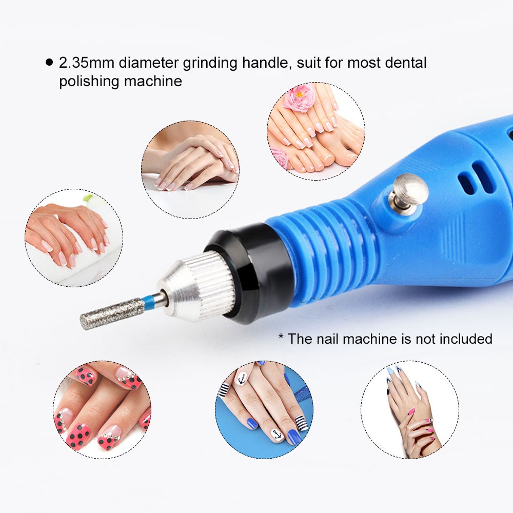 30pcs Tungsten Steel Nail Drill Bits Nail High Speed Grinding Heads Nail Polishing & Smoothing Tool