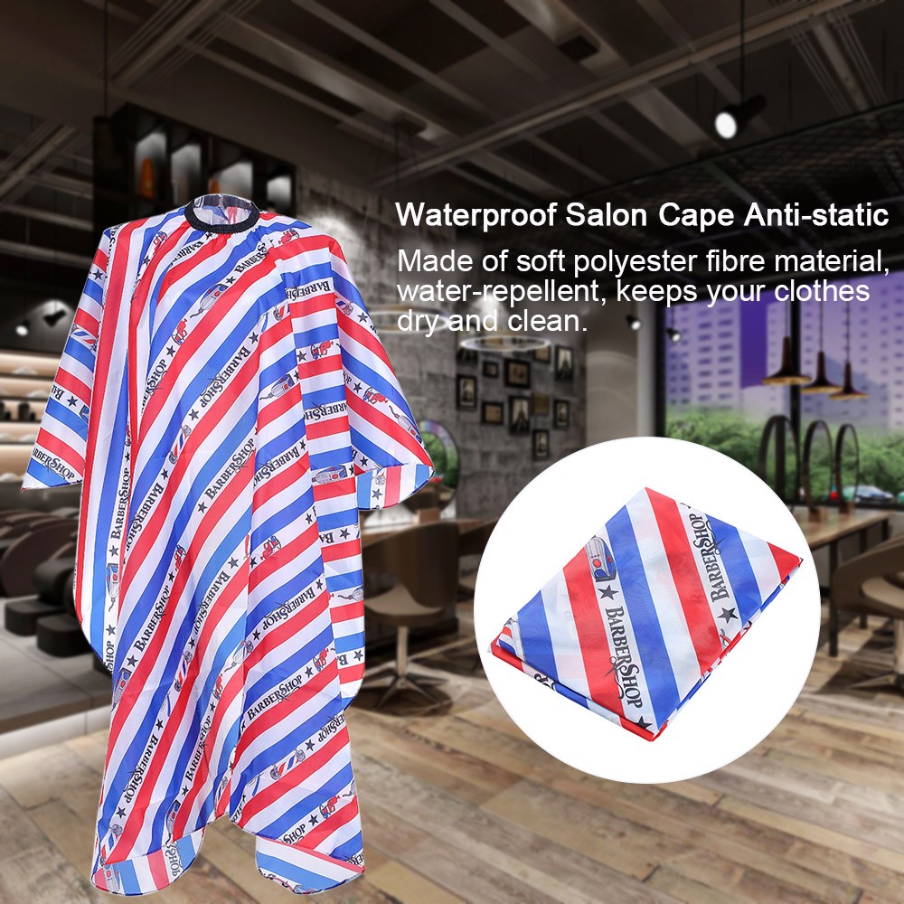 Colorful Salon Cape Hairdressing Gown Waterproof Cloth Haircutting Hair Dyeing Gown Anti-static