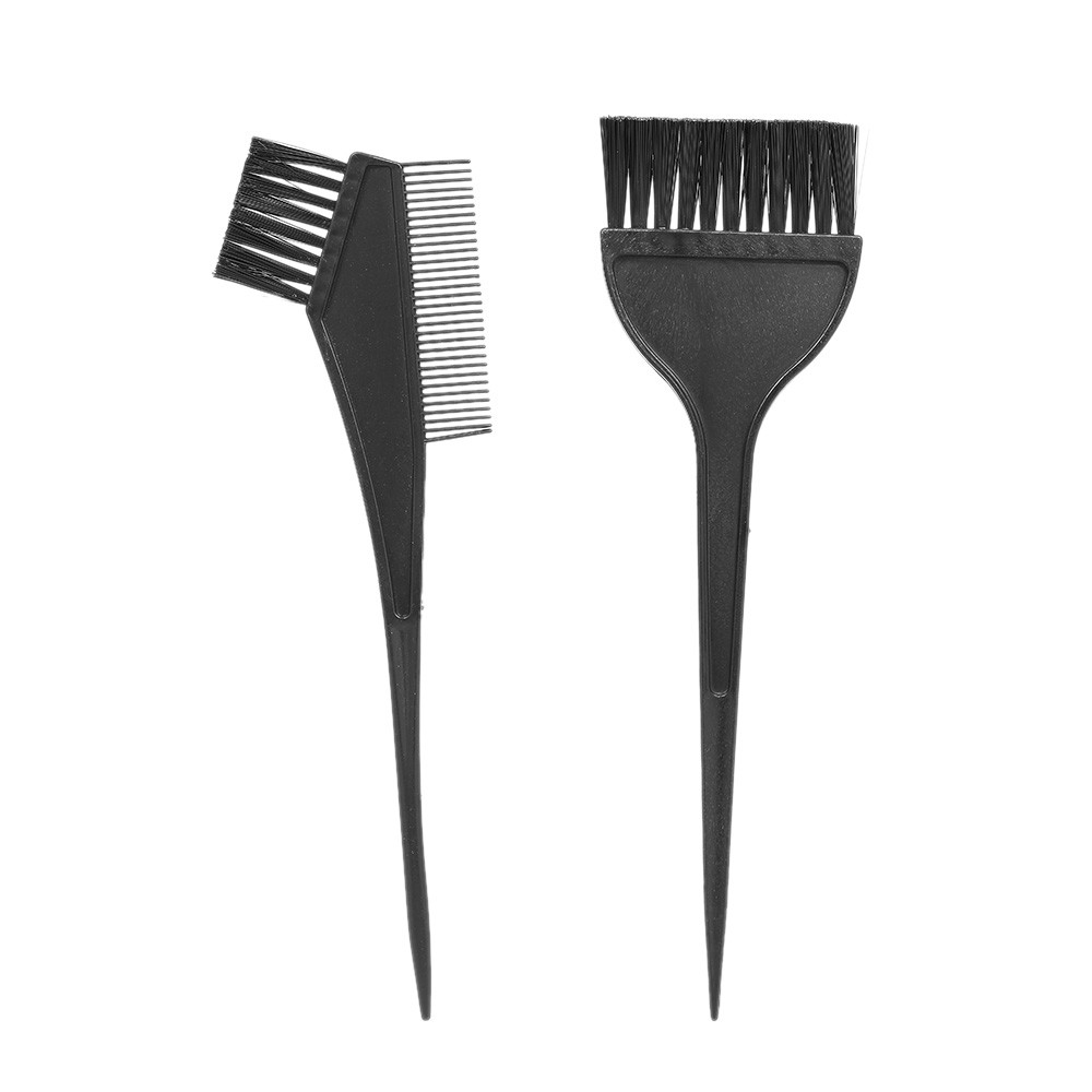 3 Pcs Hair Coloring Kit Dyeing Bowl Brush Double-sided Coloring Comb Hairdressing Dyeing Tool