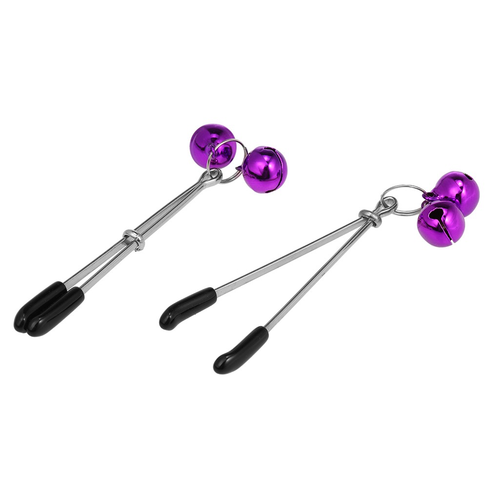 1 Pair Nipple Clamps Clit Clamps Adjustable Breast Labia Clips With Bells Erotic Product Sex Toys For Couples Adult Game