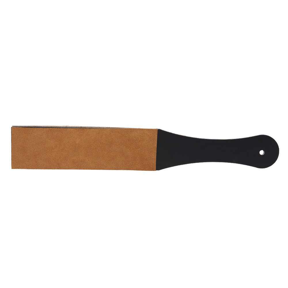 Men's Leather Sharpening Strop Shaving Strap For Barber Straight Razor Folding Knife Sharpener Belt Handmade Acrylic Handle