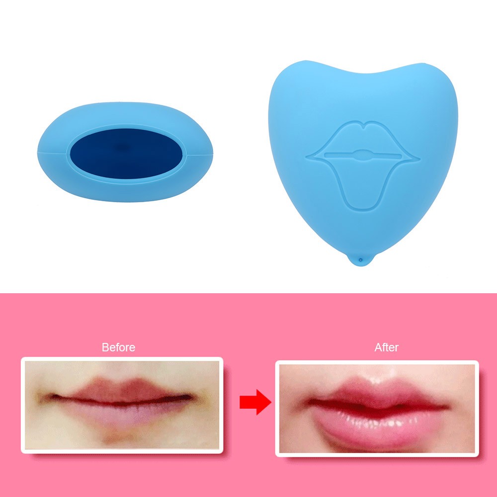 All silicone love heart shape lip beauty lip machine LOVE LIPS beauty lip tool lip pum Red OPP bag