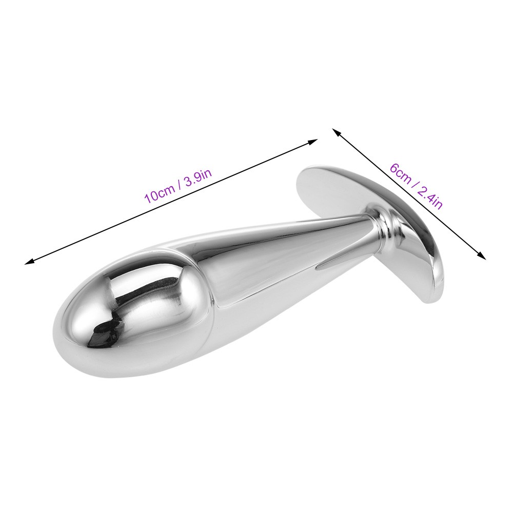 Metal Penis Butt Plug Outdoors Butt Plug for Woman Stainless Steel Anal Plug Sex Toys with Crystal Jewelry Joint