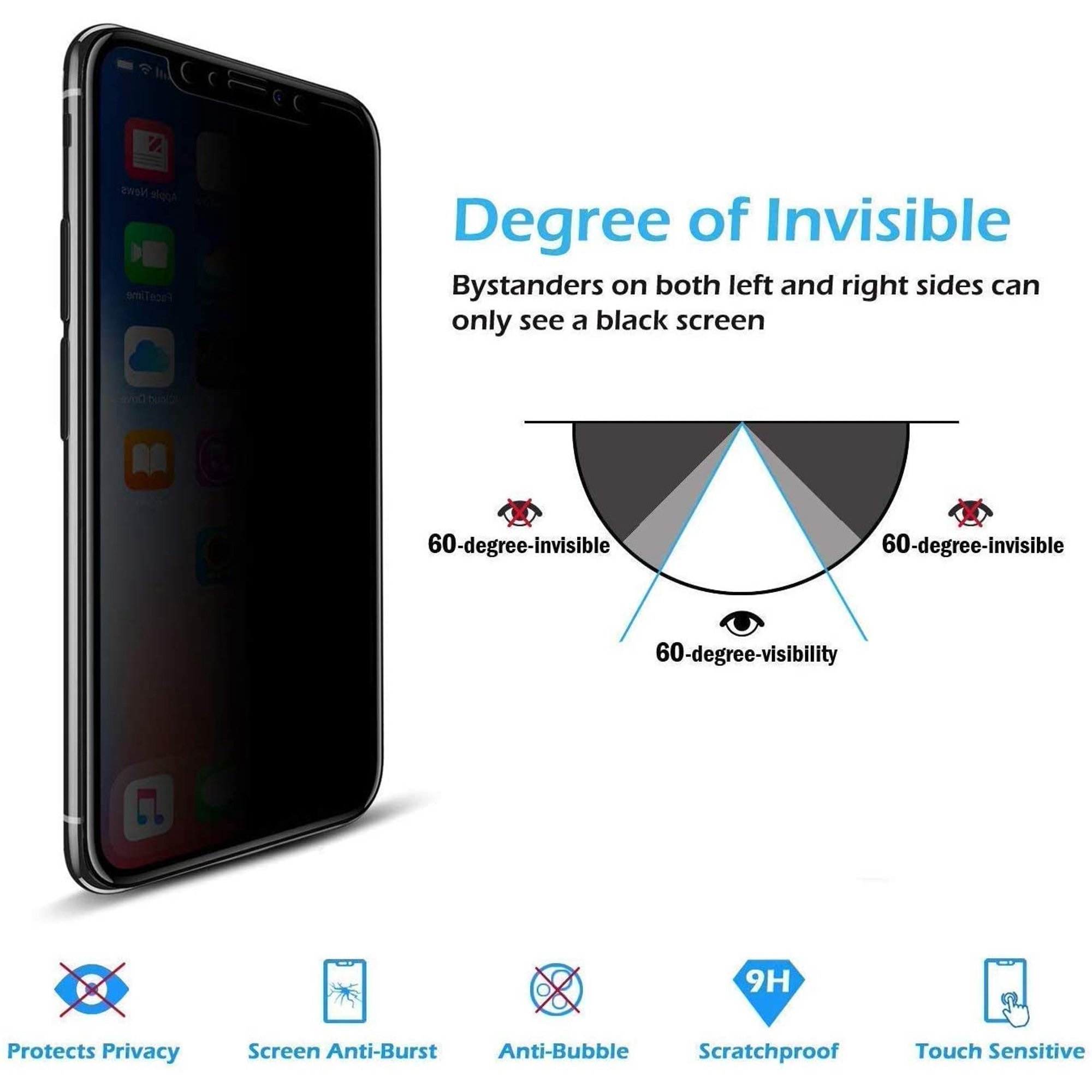 Privacy Screen Protector (Matte Finish) for Motorola One Vision