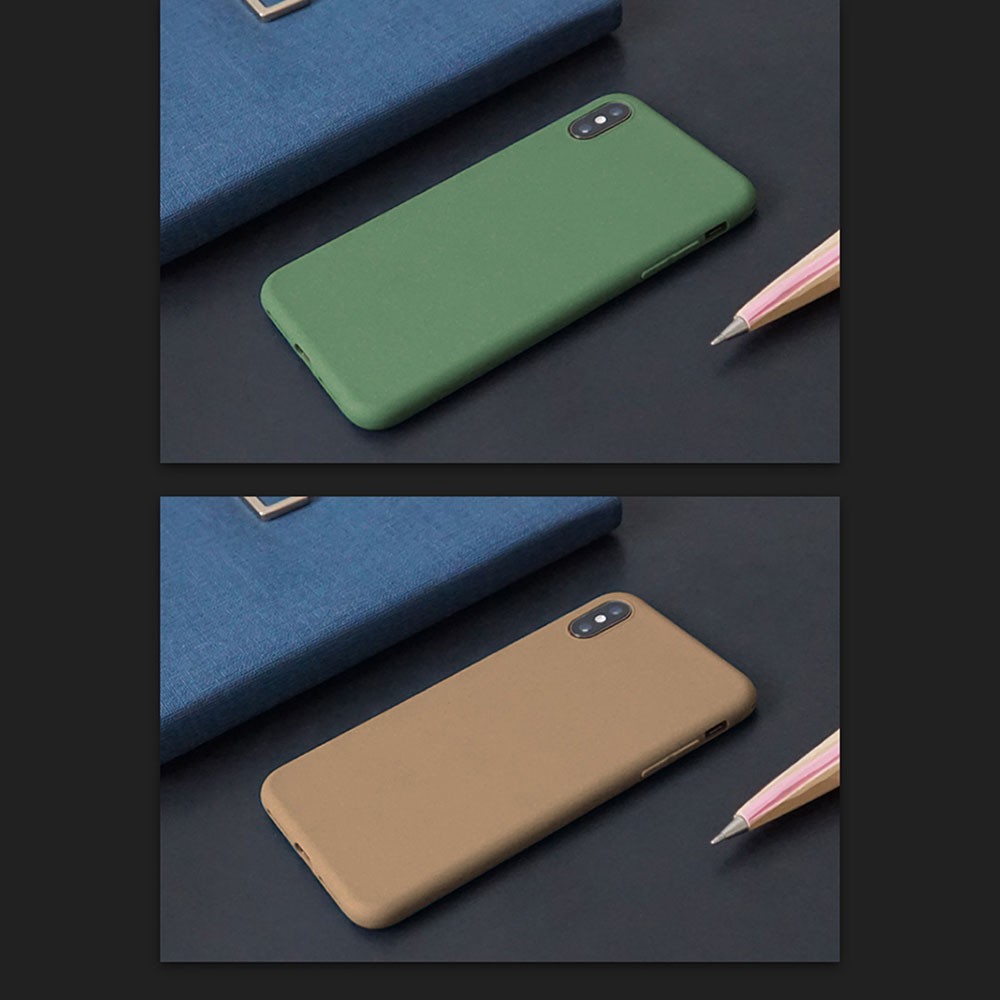 Delicate Pure Color Dull Polish Surface High Elasticity Soft TPU Phone Cover