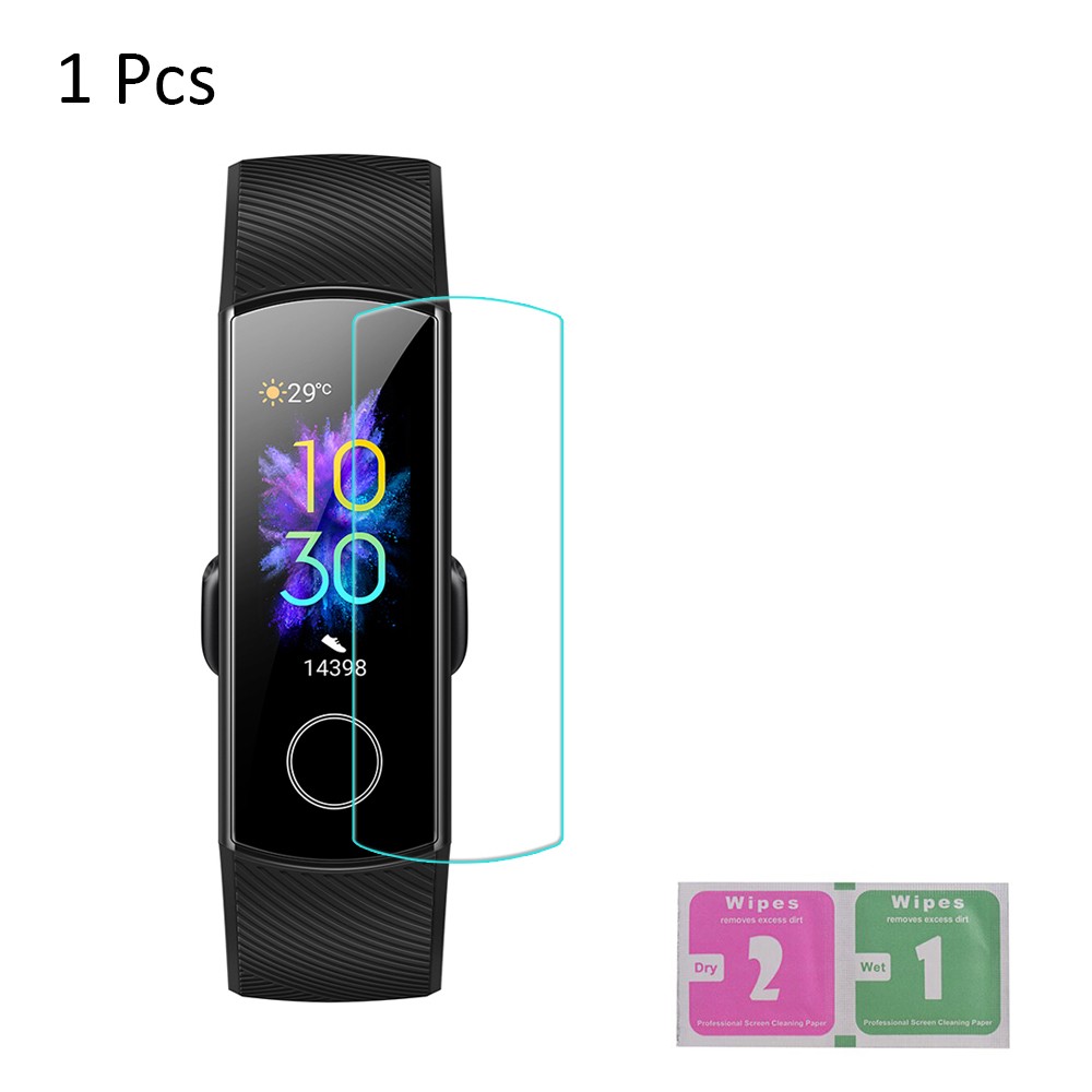 1 Pcs Smart Watch Soft Film Smart Wristband Protector Ultra-Thin High Transparency Cover for HONOR Band 5 Screen Protector