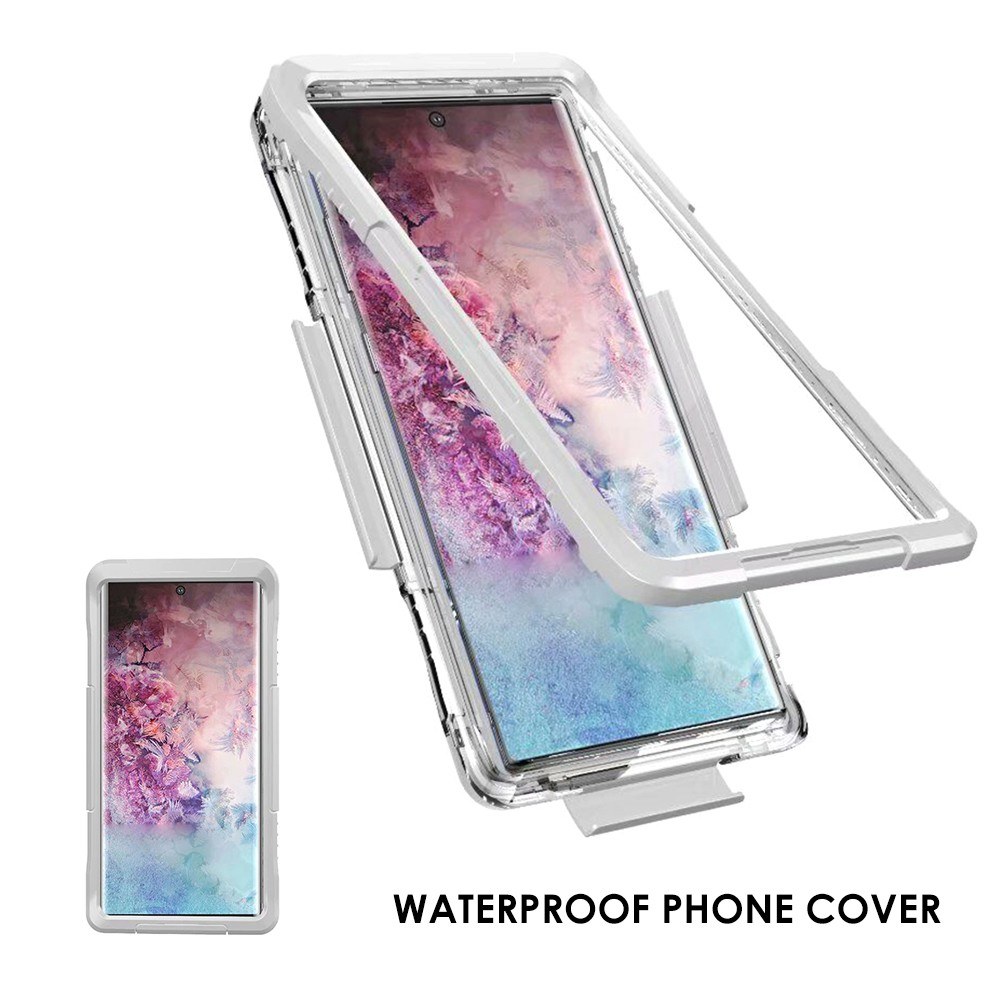 Waterproof Phone Cover Underwater Water and Dust Proof Protective Covers Compatible with Samsung S10 S9 S8 Plus