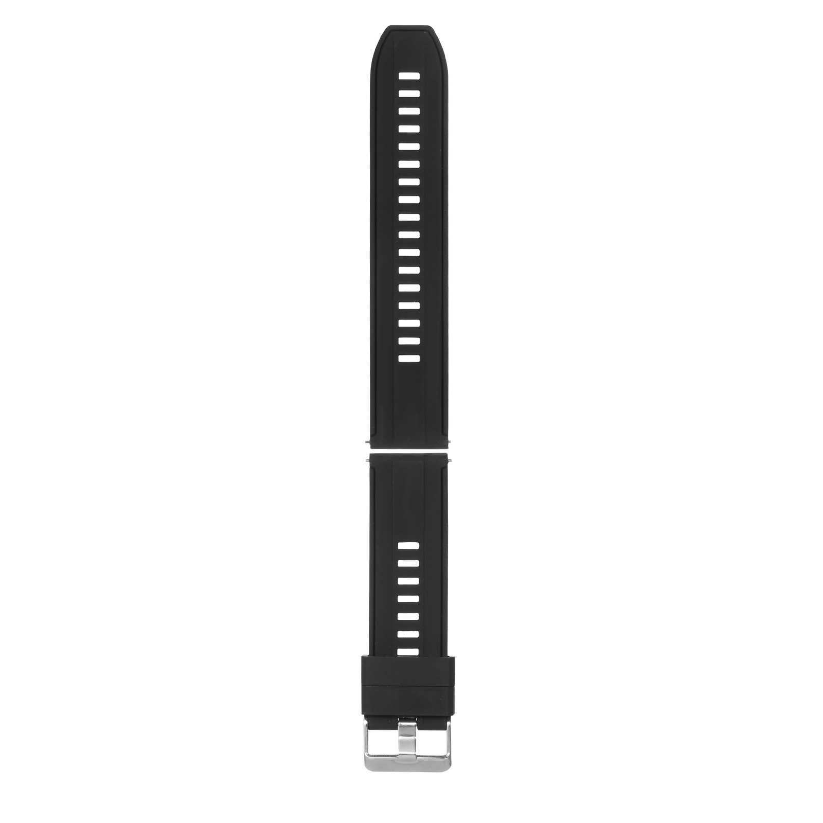 20mm Watch Band Soft Silicone Quick-Release Strap with Buckle Breathable Watchband Wristband Compatible with 20mm Smart/Traditional Watch