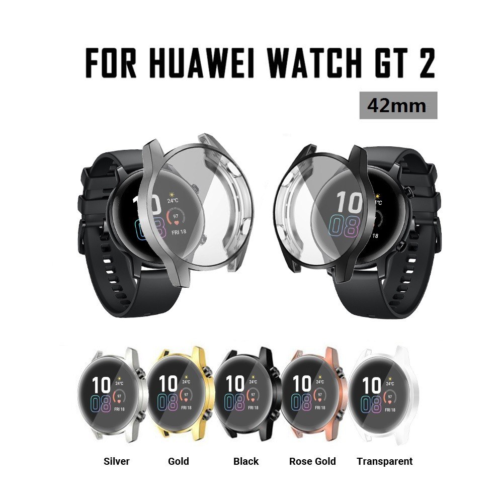 TPU Protective Watch Case Shell Compatible with HUAWEI WATCH GT 2 42mm