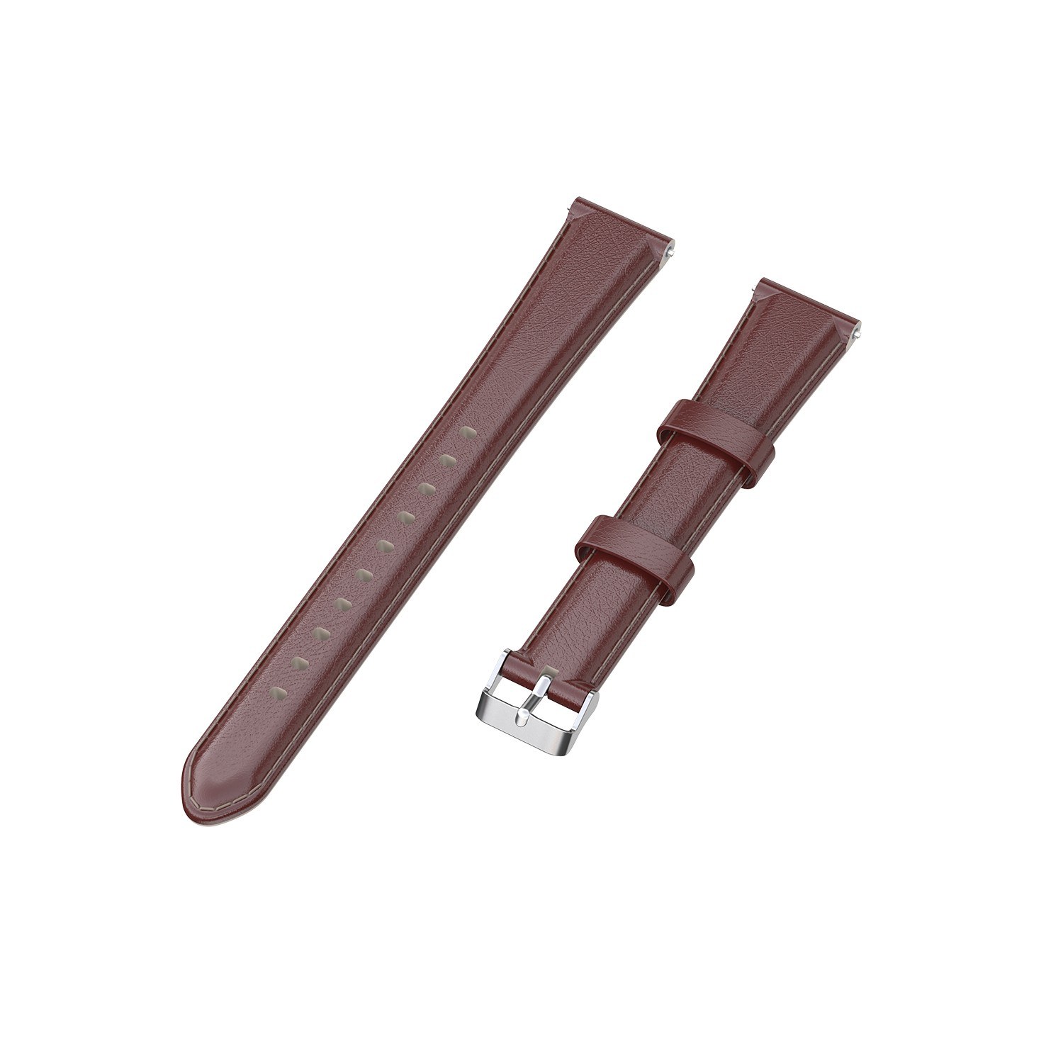 16mm Watch Band Oil Wax Leather Watchband Quick Release Replacement Watch Strap for Men Women Compatible with HUAWEI TalkBand 6