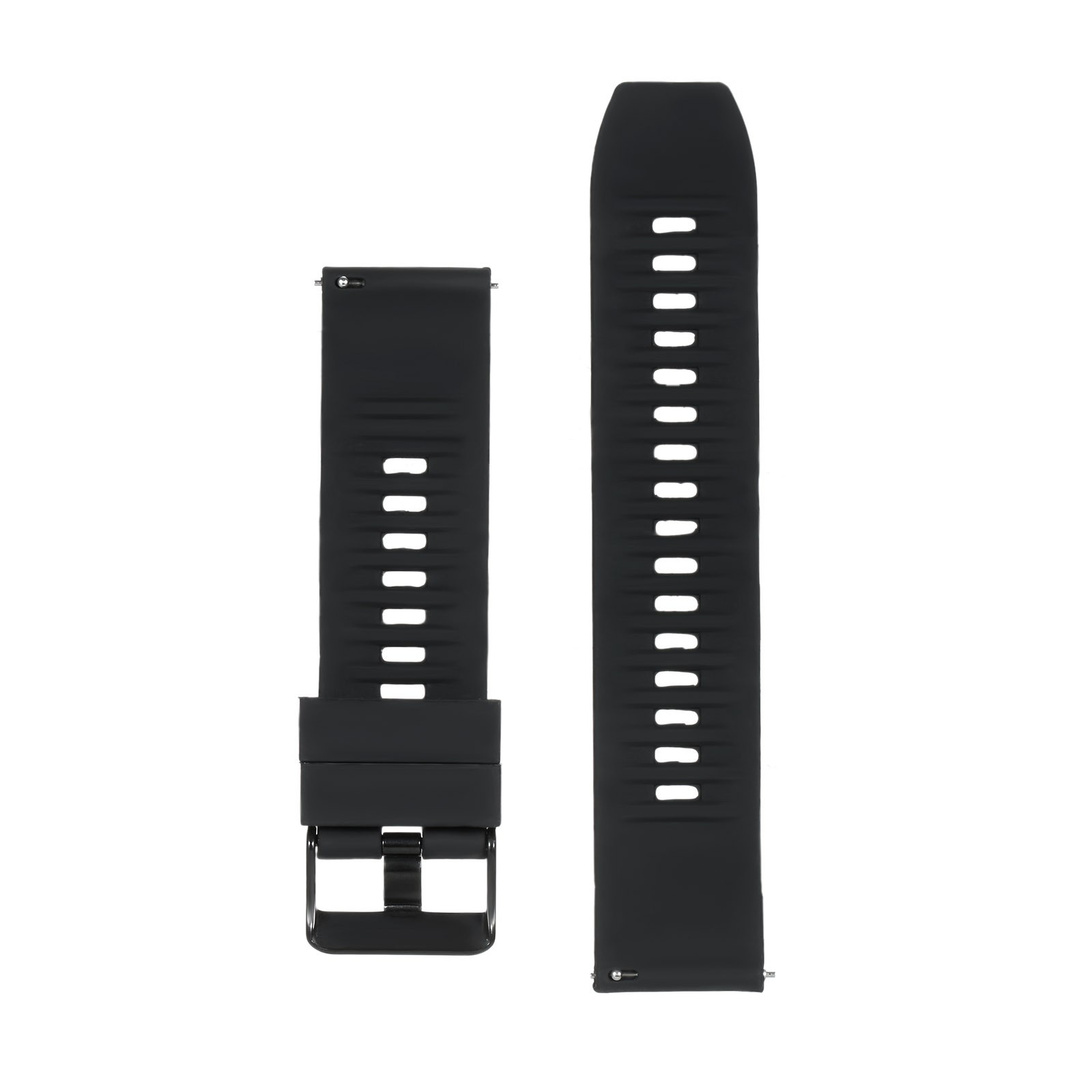 22mm Watch Band Soft Silicone Quick-Release Strap with Buckle Breathable Watchband Wristband Compatible with 22mm Smart/Traditional Watch