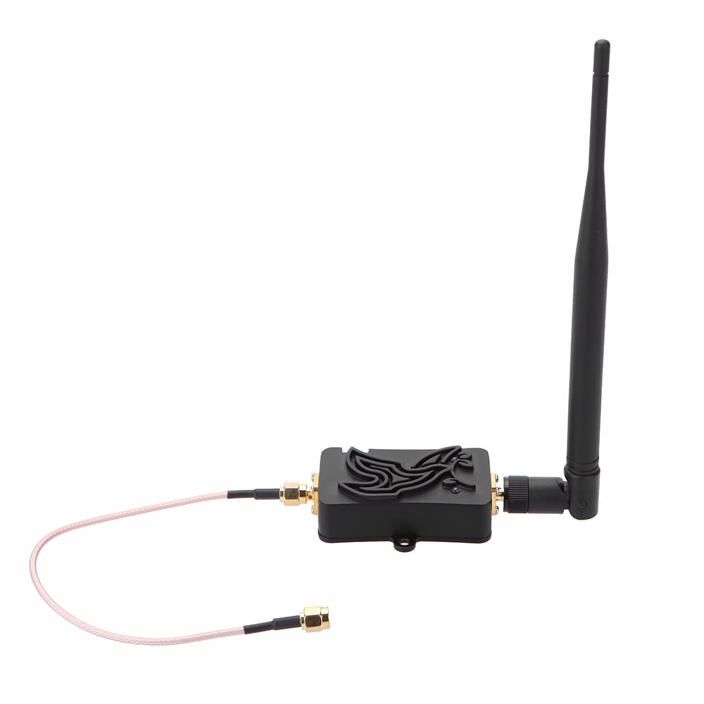 4W 4000mW 802.11b/g/n Wifi Wireless Amplifier Router 2.4Ghz WLAN ZigBee Bluetooth Signal  with Antenna TDD