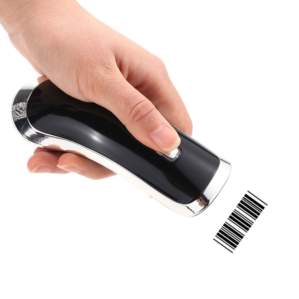 High Speed 2.4G Wireless Barcode Scanner Handheld Scanning 1D Bar Code Reader Decoder