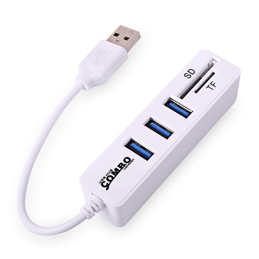 COMBO JDL-HSD8 USB Hub Combo Splitter High Speed Mini 2 In 1