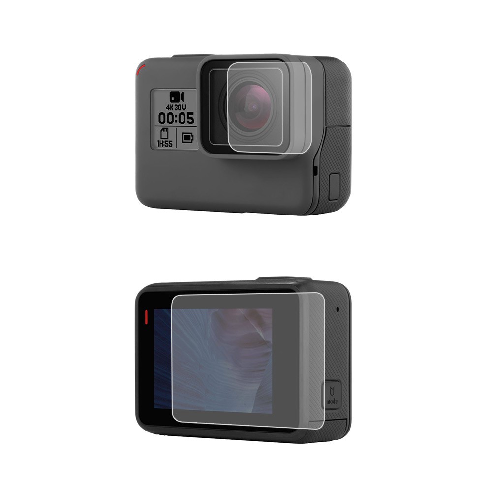 Camera Tempered Glass Protector Lens LCD Front Screen Protective Film for GOPRO Hero 5/Hero 6/Hero 7 Black Action Camera