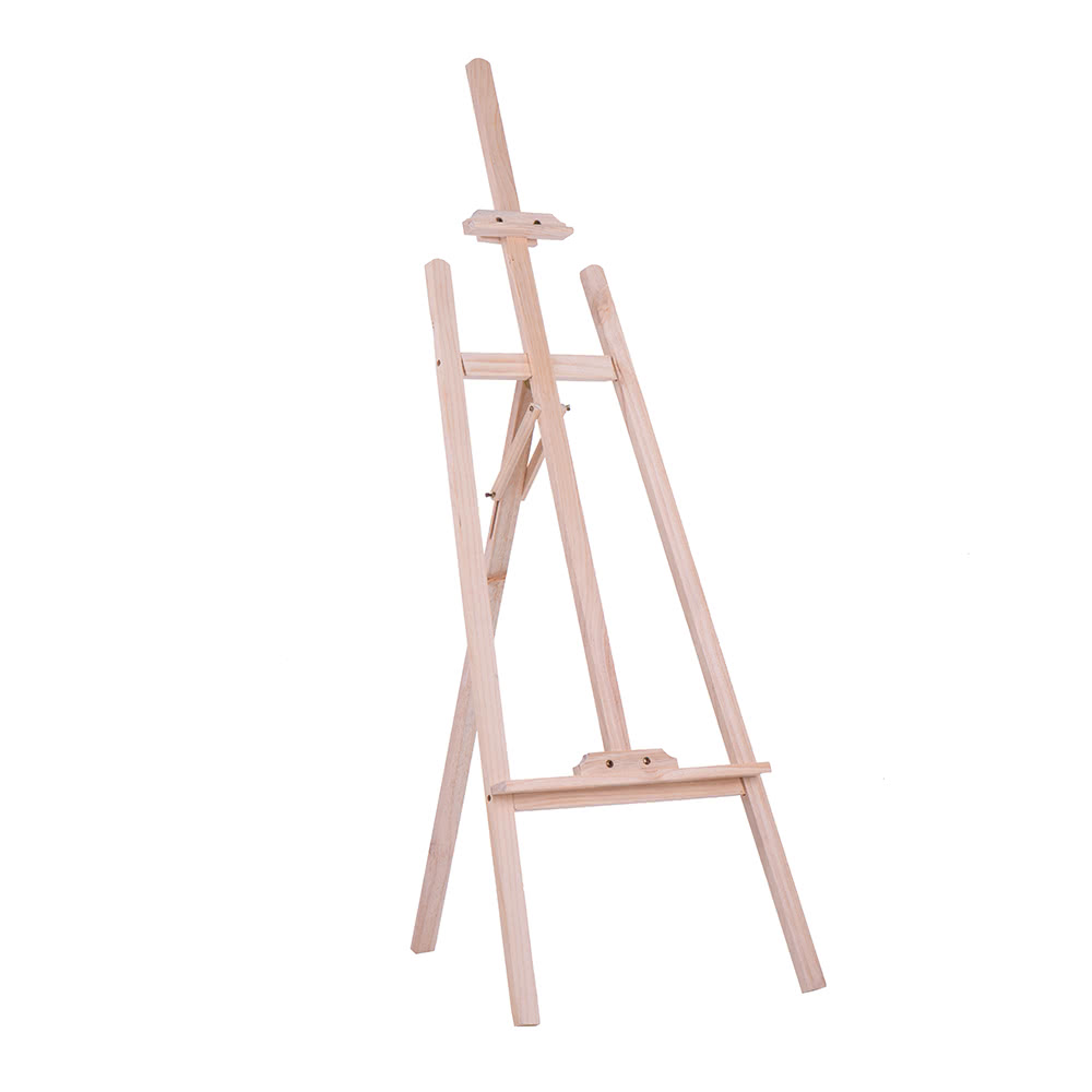 150cm/ 59 Inch Durable Art Artist Wood Wooden Easel Sketch Drawing Stand NZ Pine for Painting Sketching Display Exhibition