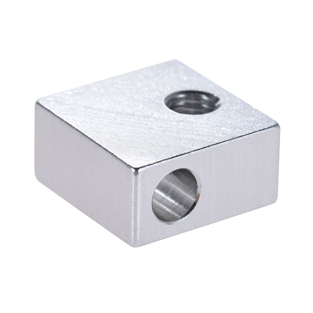 Aluminum Heater Block All-Metal 20 * 20 * 10mm for MK7 MK8 Extruder RepRap Prusa i3 DIY 3D Printer Hot End