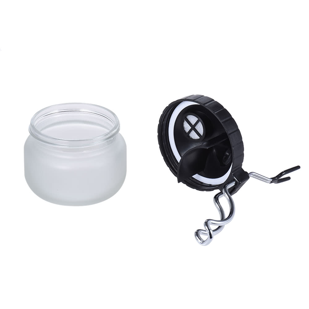 TD-888A Airbrush Cleaning Pot Clean Paint Jar Air Brush Holder 304ml