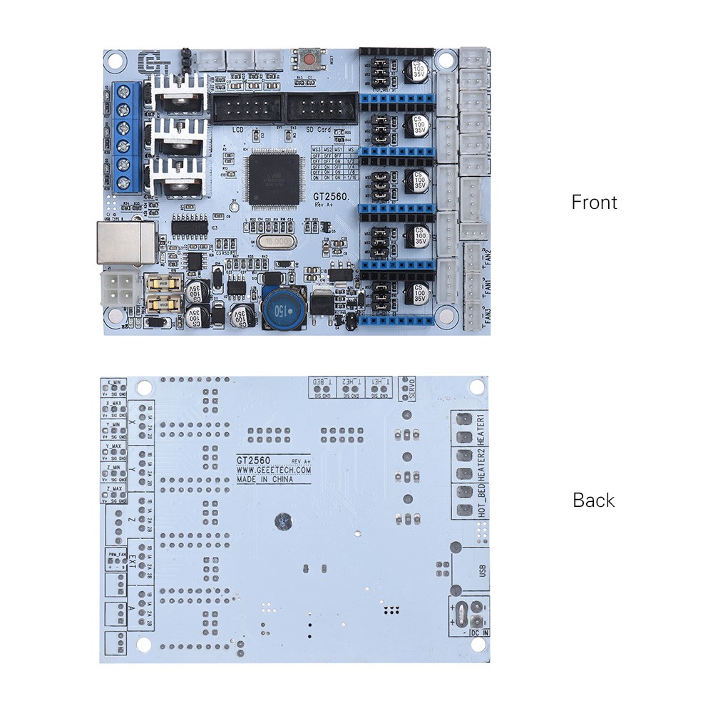 GT2560 3D Printer Controller Board Substitute Mega 2560+Ultimaker/ Ramps 1.4 Kit for Geeetech