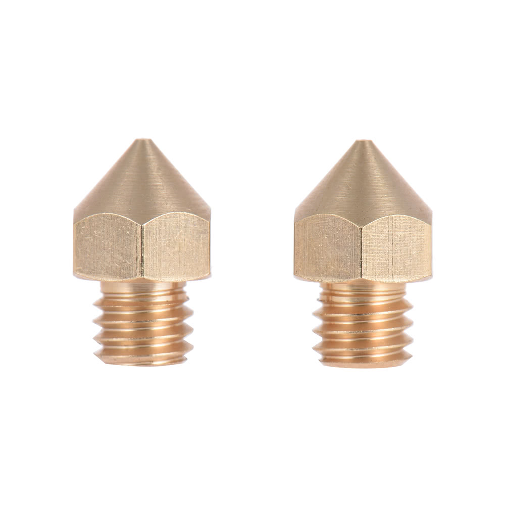 2pcs Brass Nozzle Extruder 3D Printer Head 0.3mm Output for 1.75mm Filament for Makerbot Anet RepRap Prusa i3