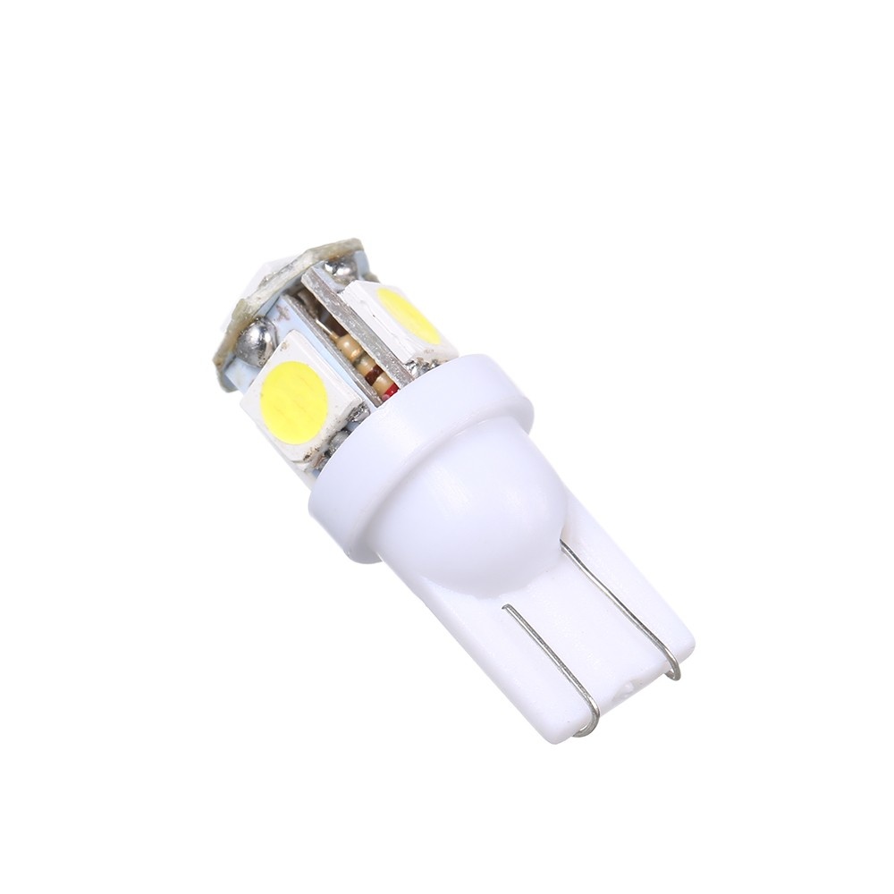 DC12V 10 Pack 1W 5 LED Car Light Bulb