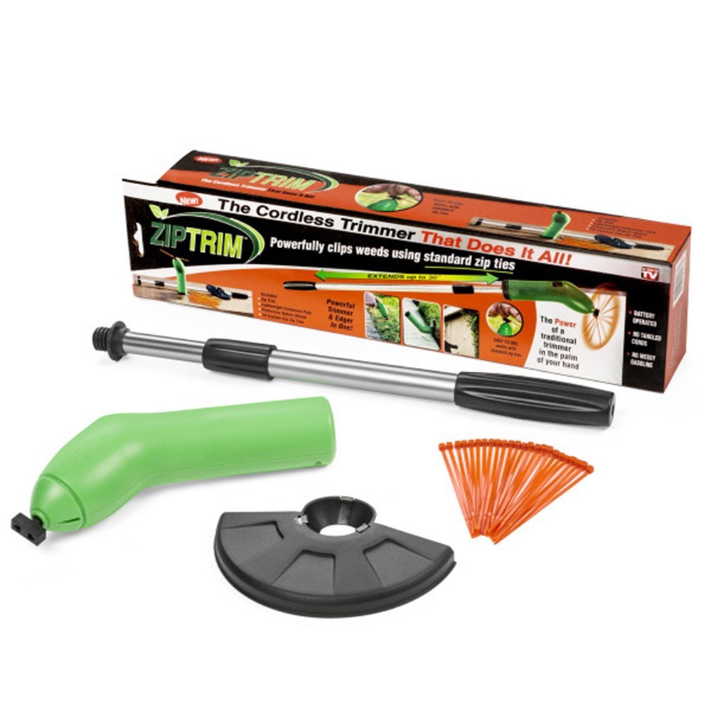 Zip Trim Cordless Trimmer & Edger Works With Standard Zip Ties Portable Trimmer For Garden Decor