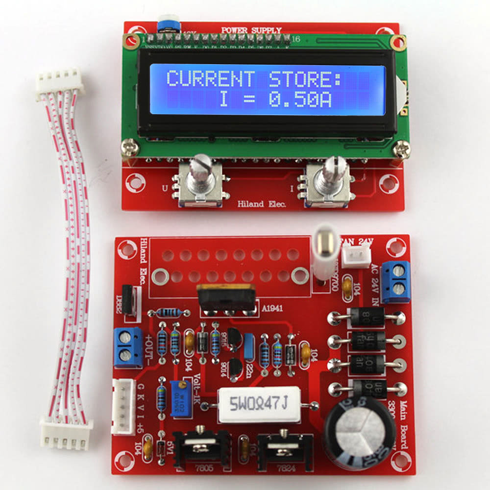 0-28V 0.01-2A Adjustable DC Regulated Power Supply DIY Kit LCD Display Short-circuit/Current-limiting Protection