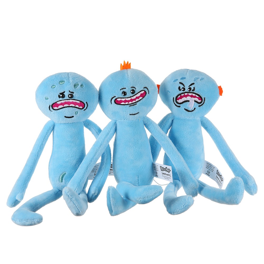 25CM Cute Cartoon Rick Plush Doll Morty Toy Kids Stuffed Toy Accessories Soft Pillow Birthday Gift