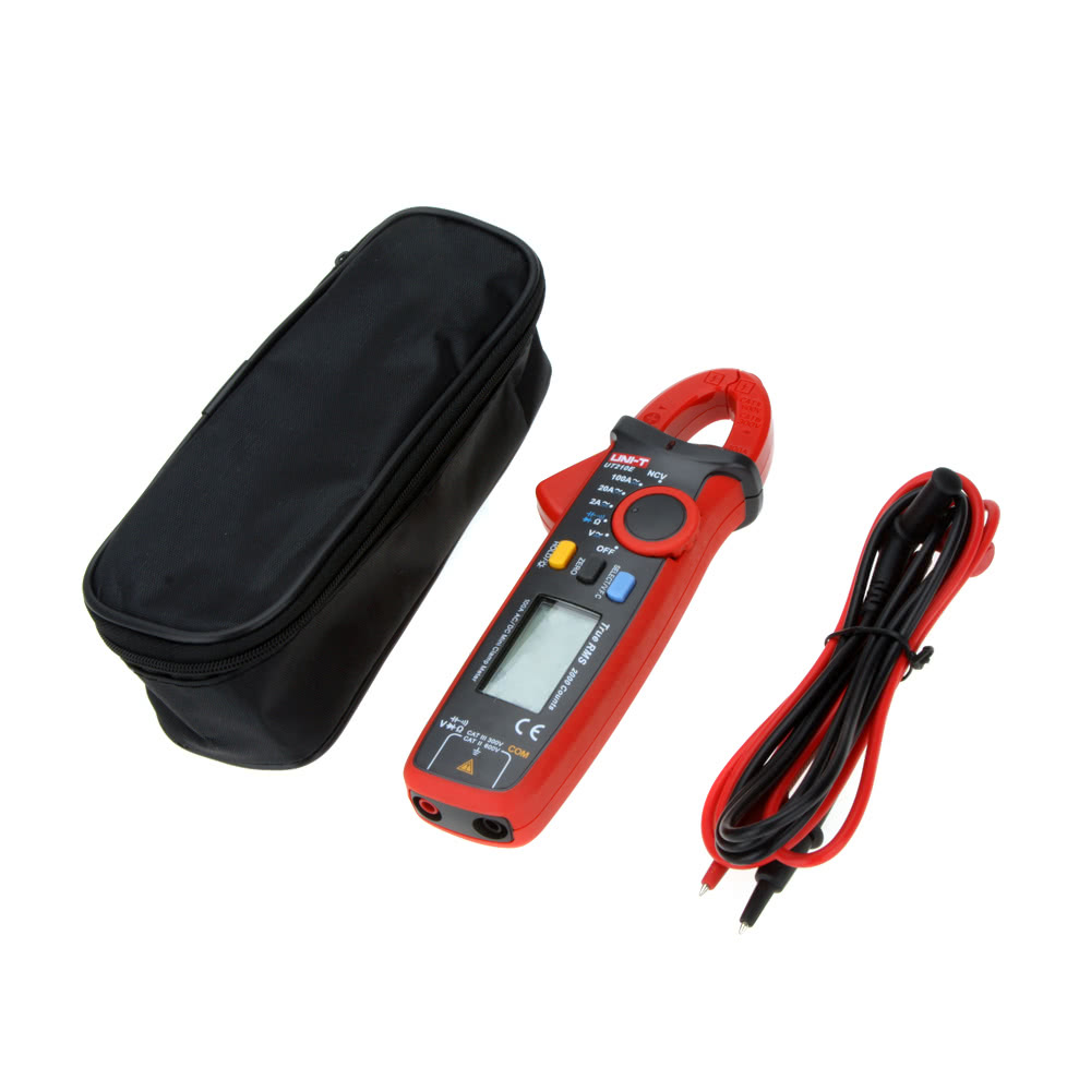 UNI-T UT210E True RMS AC/DC Current Mini Portable Handheld LCD Diaplay Digital Clamp Meter w/ Capacitance Tester