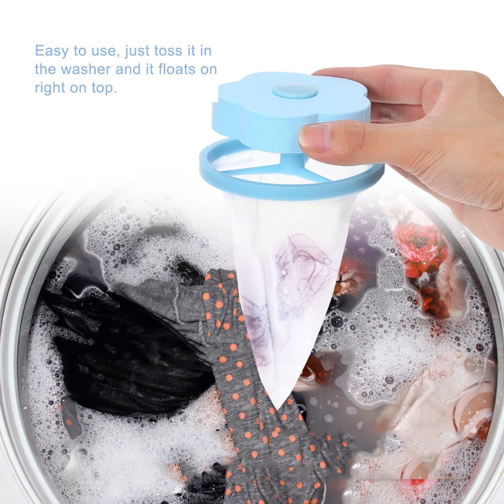 Washing Machine Floating Filter Magic Cleaning Ball Floating Lint Hair Catcher