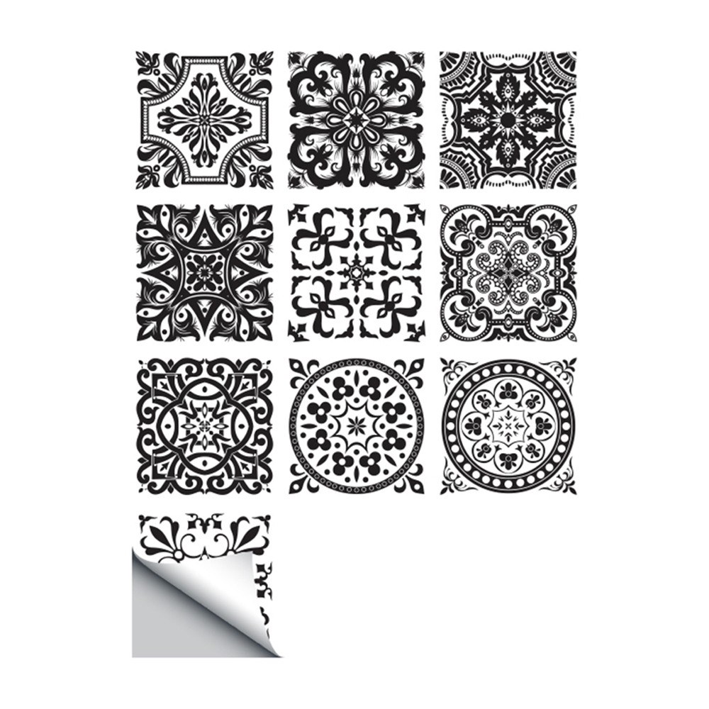 10 Pcs/Set Self Adhesive Tile Stickers