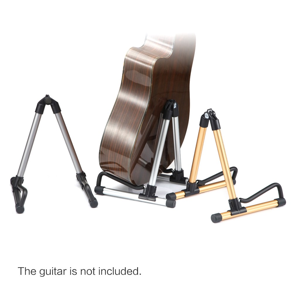 Universal Foldable Folding Lightweight Portable Guitar Bass Stringed Instrument Stand Holder for Professional Guitarist