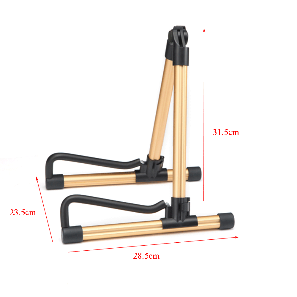 Universal Foldable Folding Lightweight Portable Guitar Bass Stringed Instrument Stand Holder for Professional Guitarist