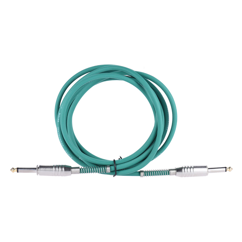 3 Meters/ 10 Feet Guitar Instrument Mono Cable Straight 1/4 Inch TRS to Straight 1/4 Inch TRS Male Plug PVC Jacket