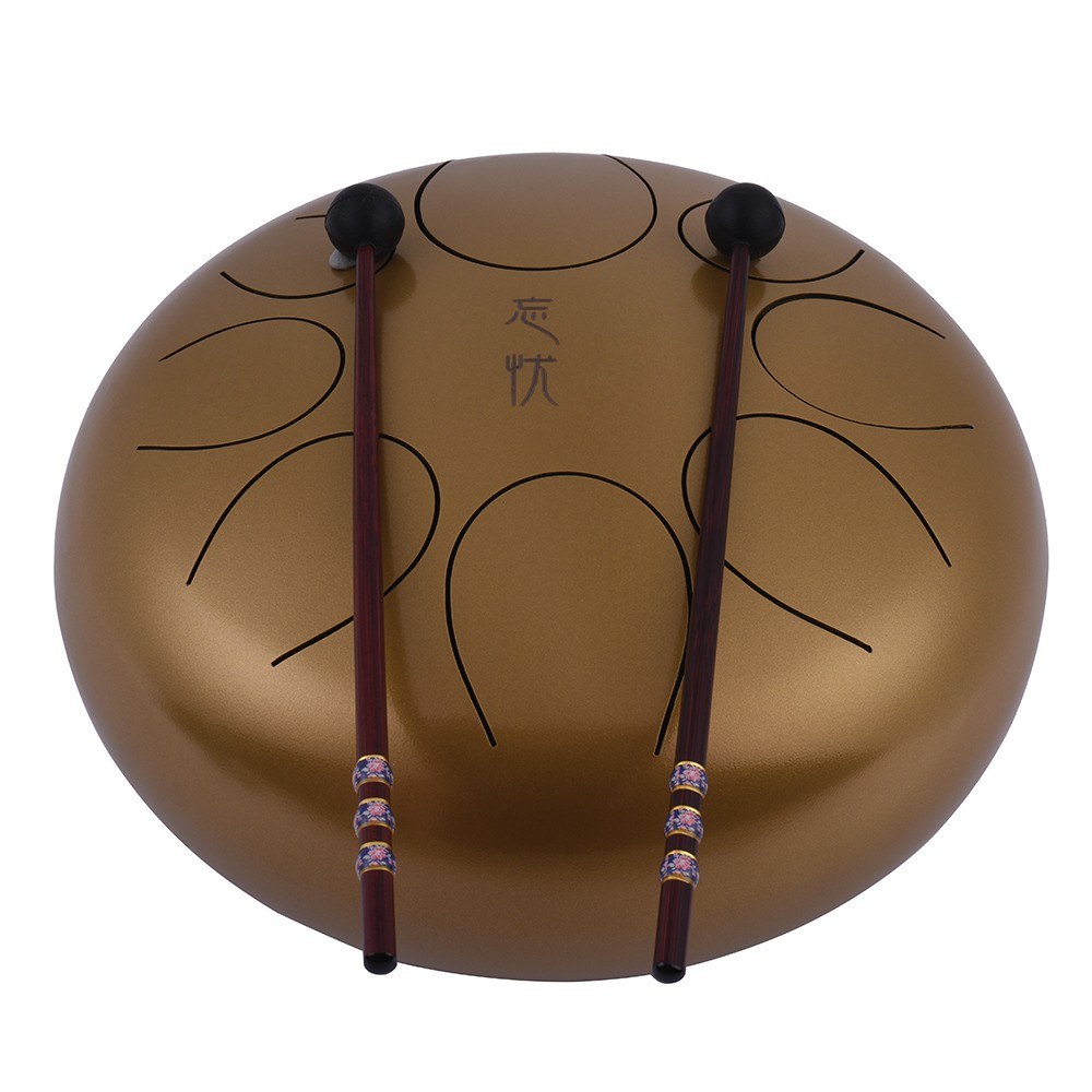 10 Inch Steel Tongue Percussion Drums Instrument