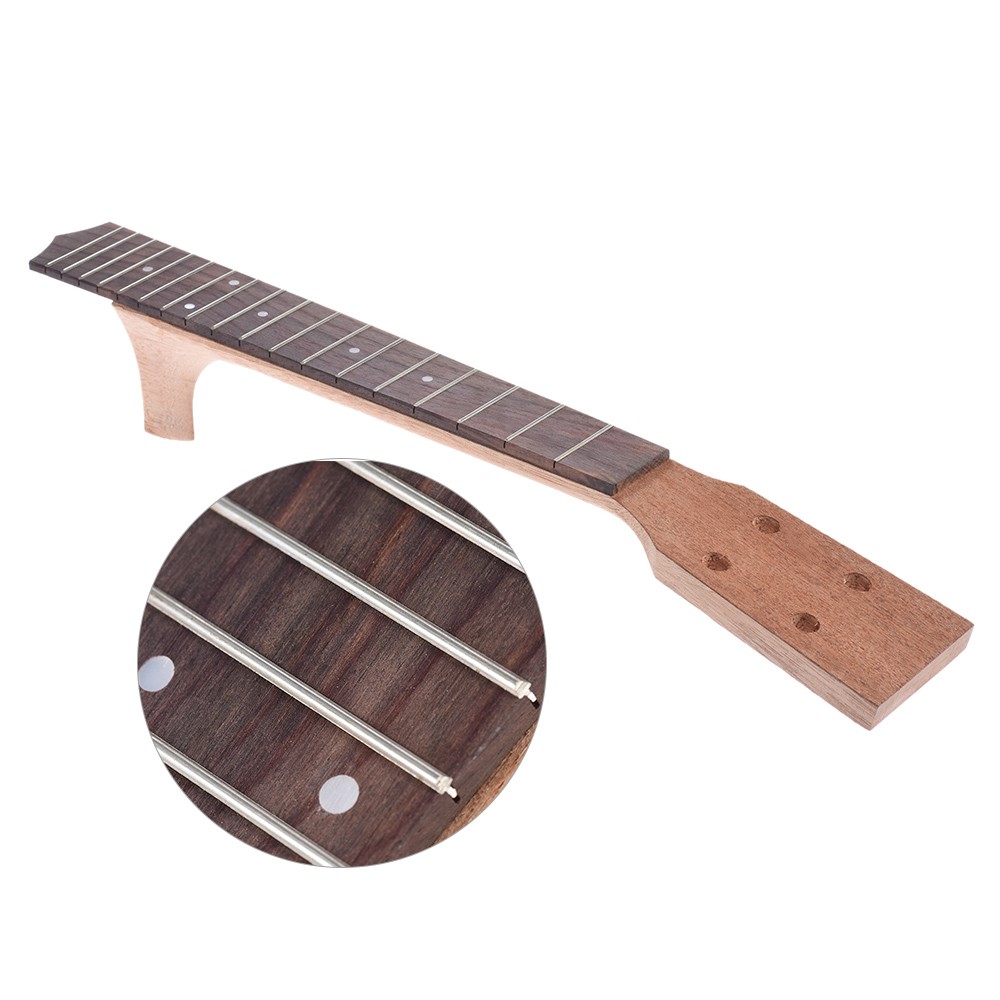 26 Inch Tenor Ukelele Maple Wood Neck & Rosewood Fretboard Fingerboard Set Hawaiian Guitar Luthier DIY Repalcement