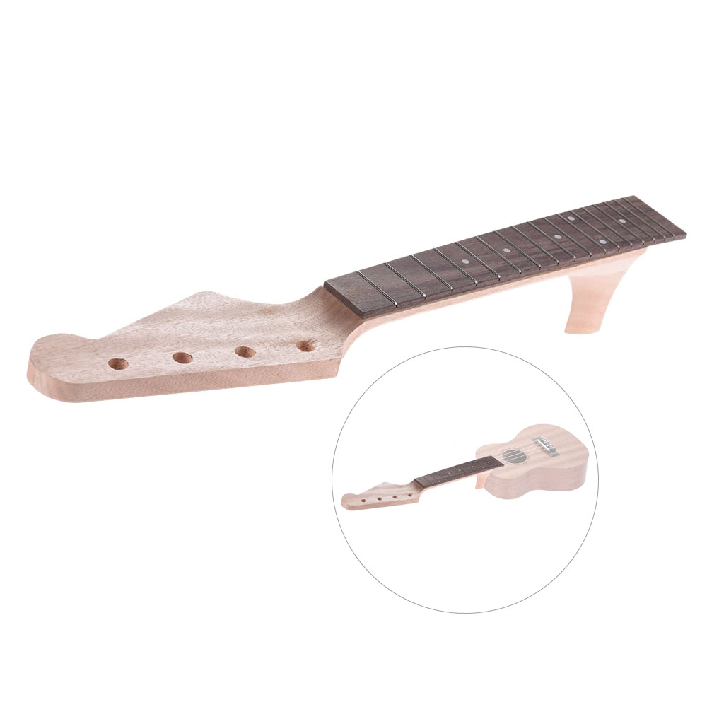 23 Inch Concert Ukelele Maple Wood Neck & Rosewood Fretboard Fingerboard Set Hawaiian Guitar Parts