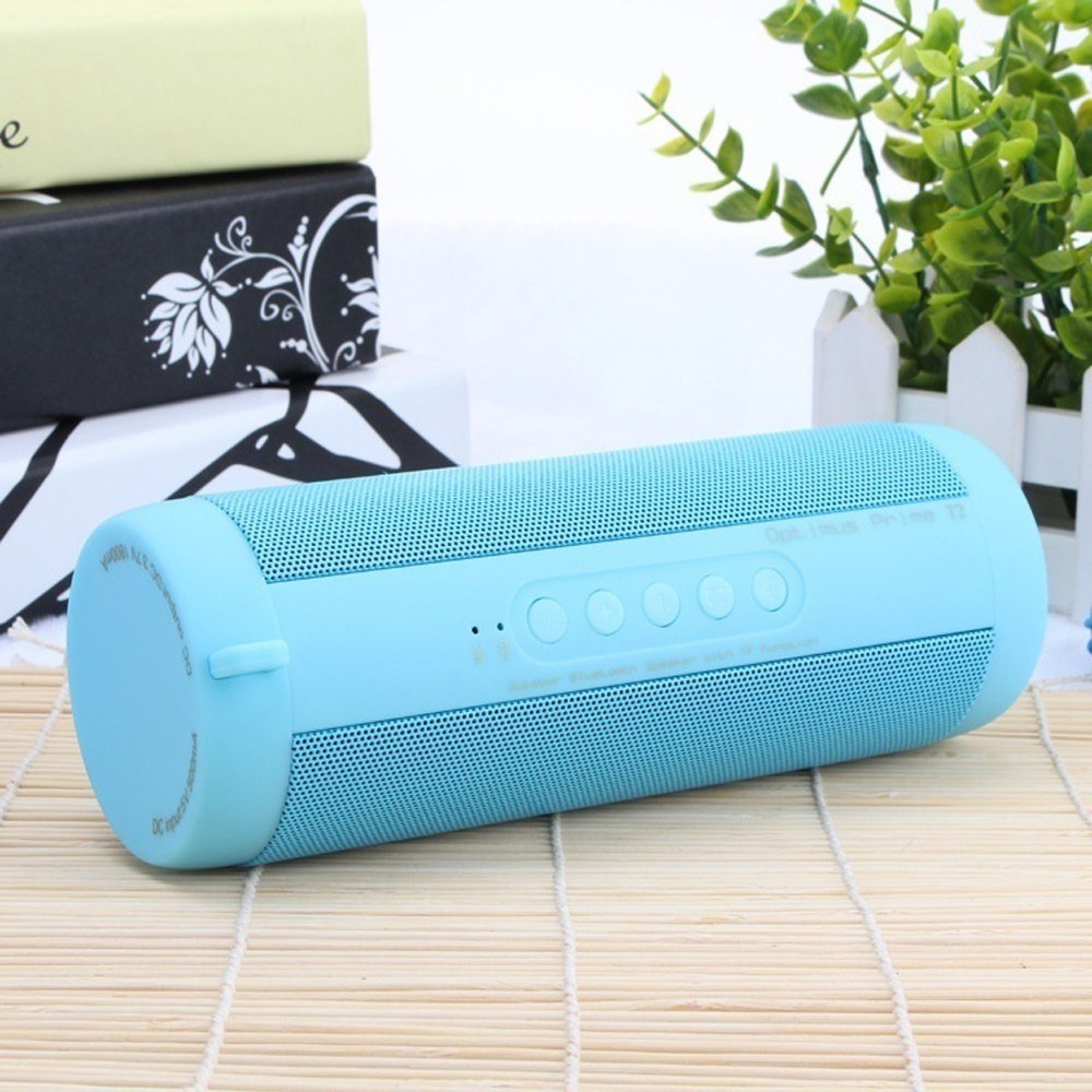 T2 Outdoor Waterproof BT Speaker Wireless BT Subwoofer Mini Portable Speakers