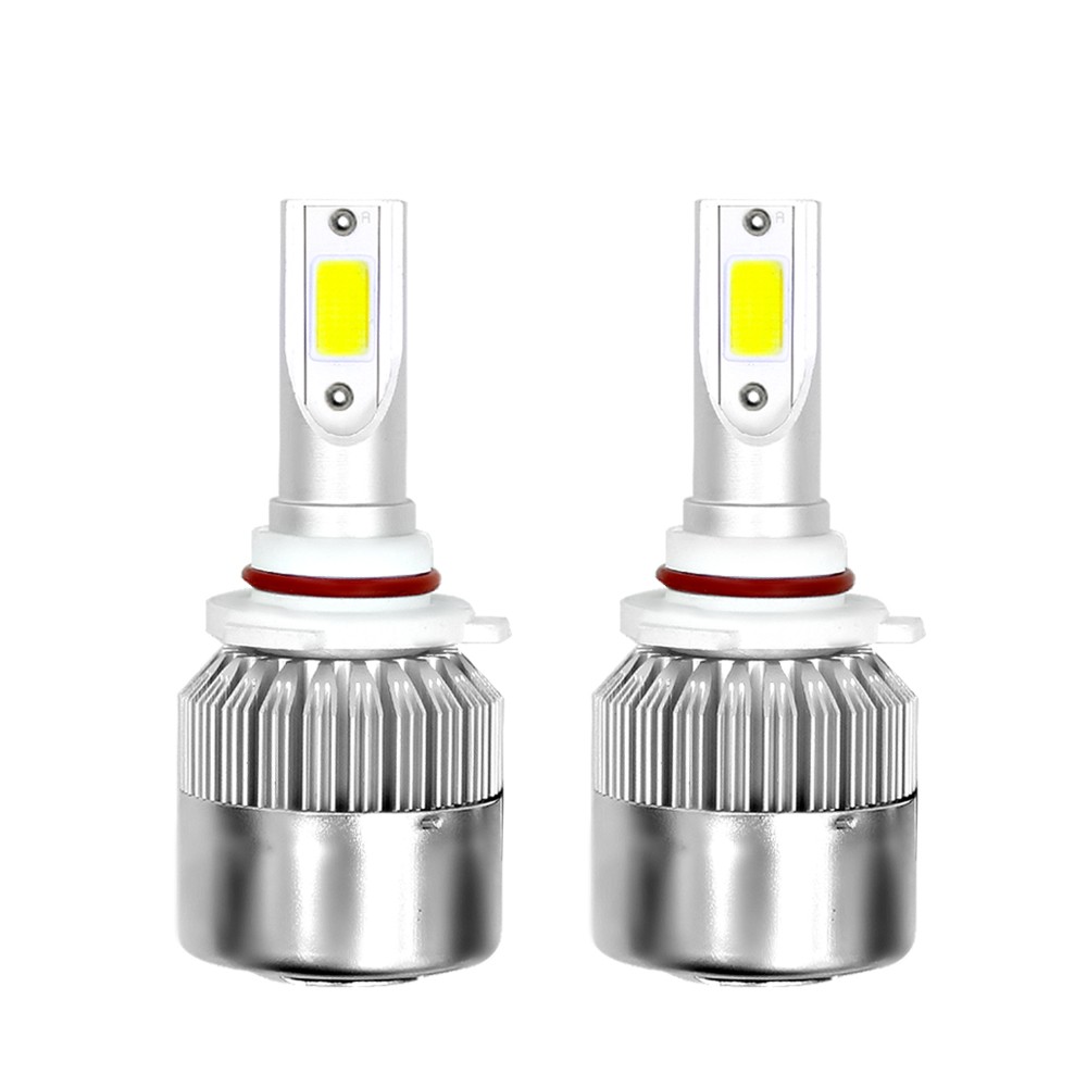 2Pcs Car LED Headlight Bulbs LED Driving Lamp All-in-one Conversion Kit 9006 36W 6000LM