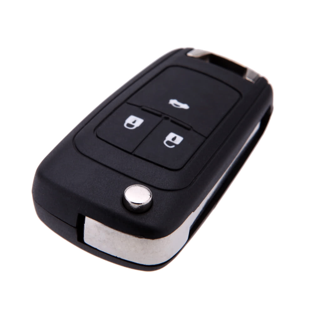 Remote Flip Folding Key Shell Case Key Cover for Chevrolet Replacement 3 Buttons