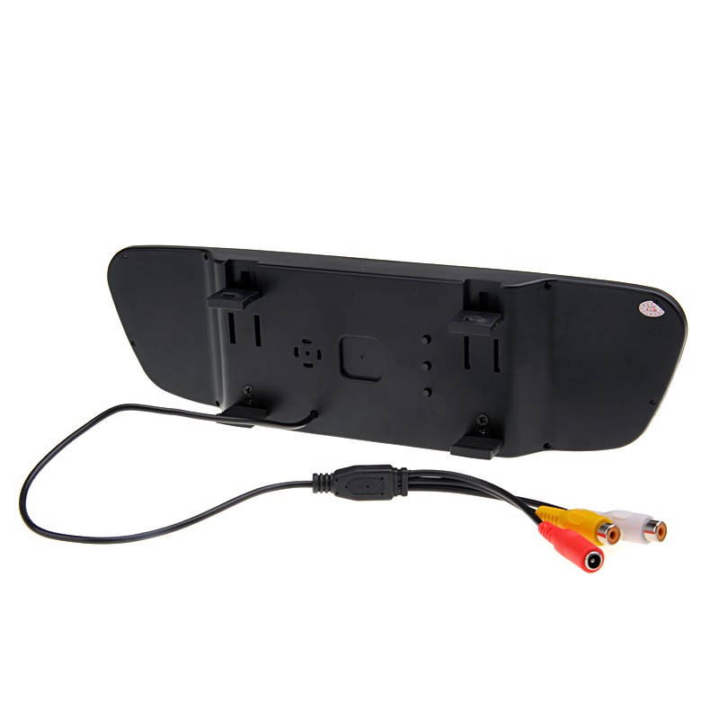 5 Inch Digital Color TFT LCD Car Rearview Mirror Reverse Monitor for Camera DVD VCR