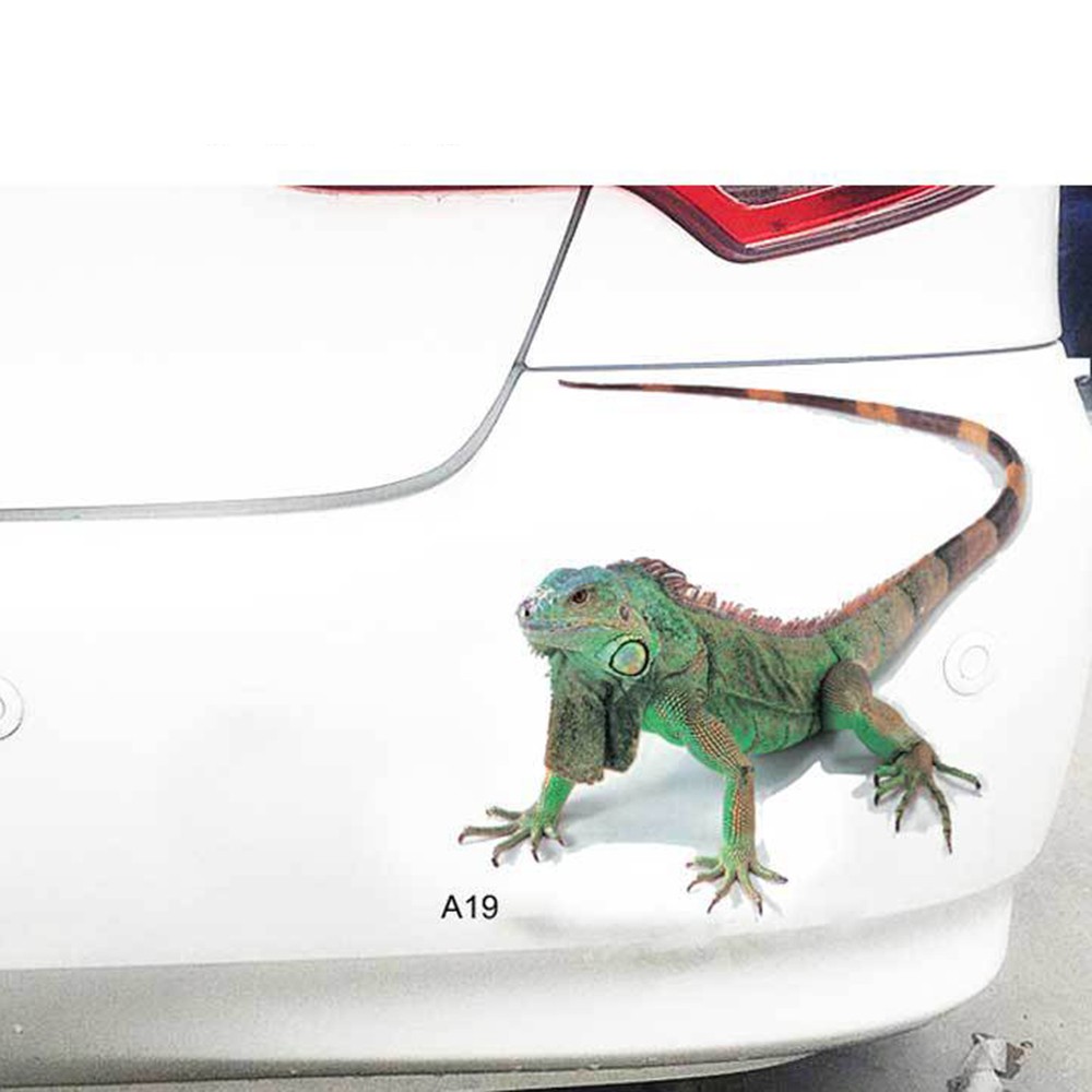 New stereo car spider gecko animal car stickers simulation car tail stickers realistic modification stickers A18 dice one-piece