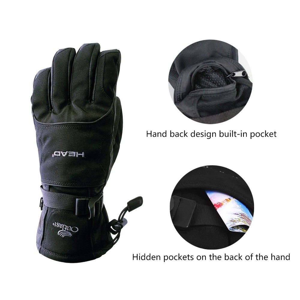 Winter Ski Motorcycle Sport Waterproof Double Gloves